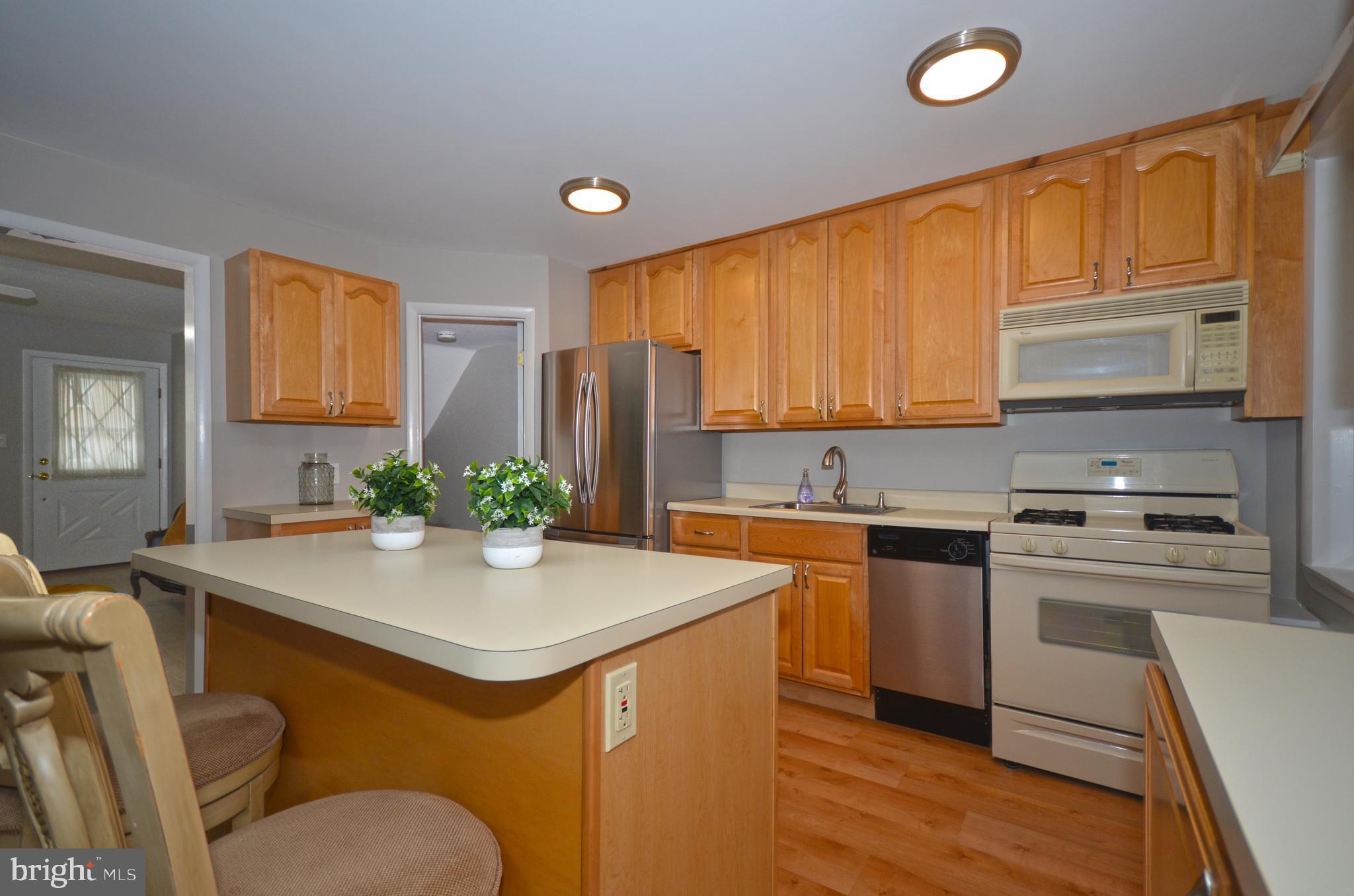 8508 Willow Oak Road Baltimore, MD 21234 - Photo 13 of 29 Updated kitchen, stainless fridge, recessed lights