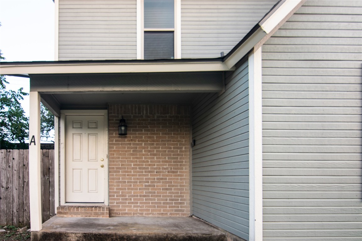 8807 Springmail Circle, Unit A Austin, TX 78729 - Photo 5 of 27 a view of a door of the house