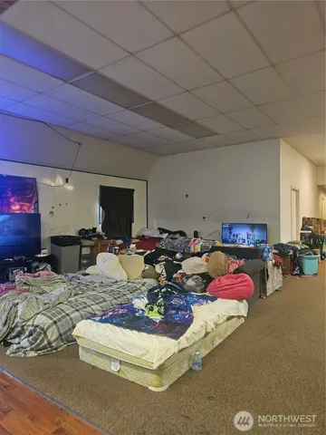 a room with furniture and a couch