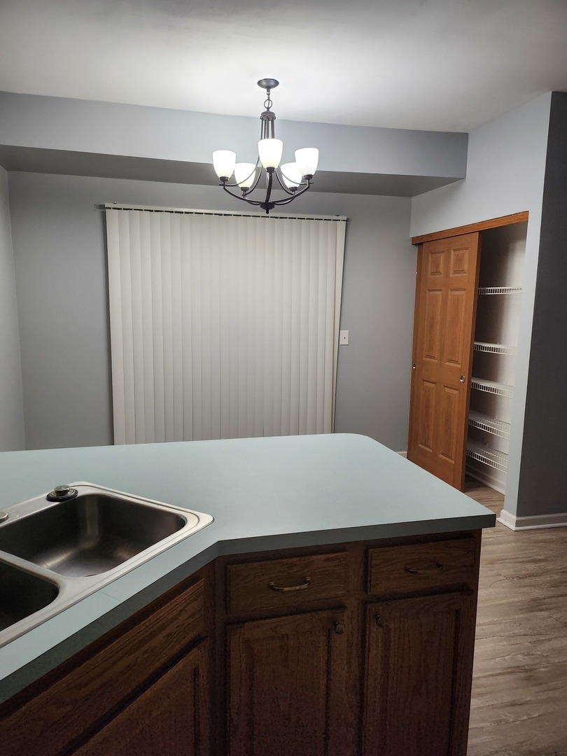 316 East Victoria Circle, Unit 316 North Aurora, IL 60542 - Photo 22 of 54 a kitchen with a sink and cabinets