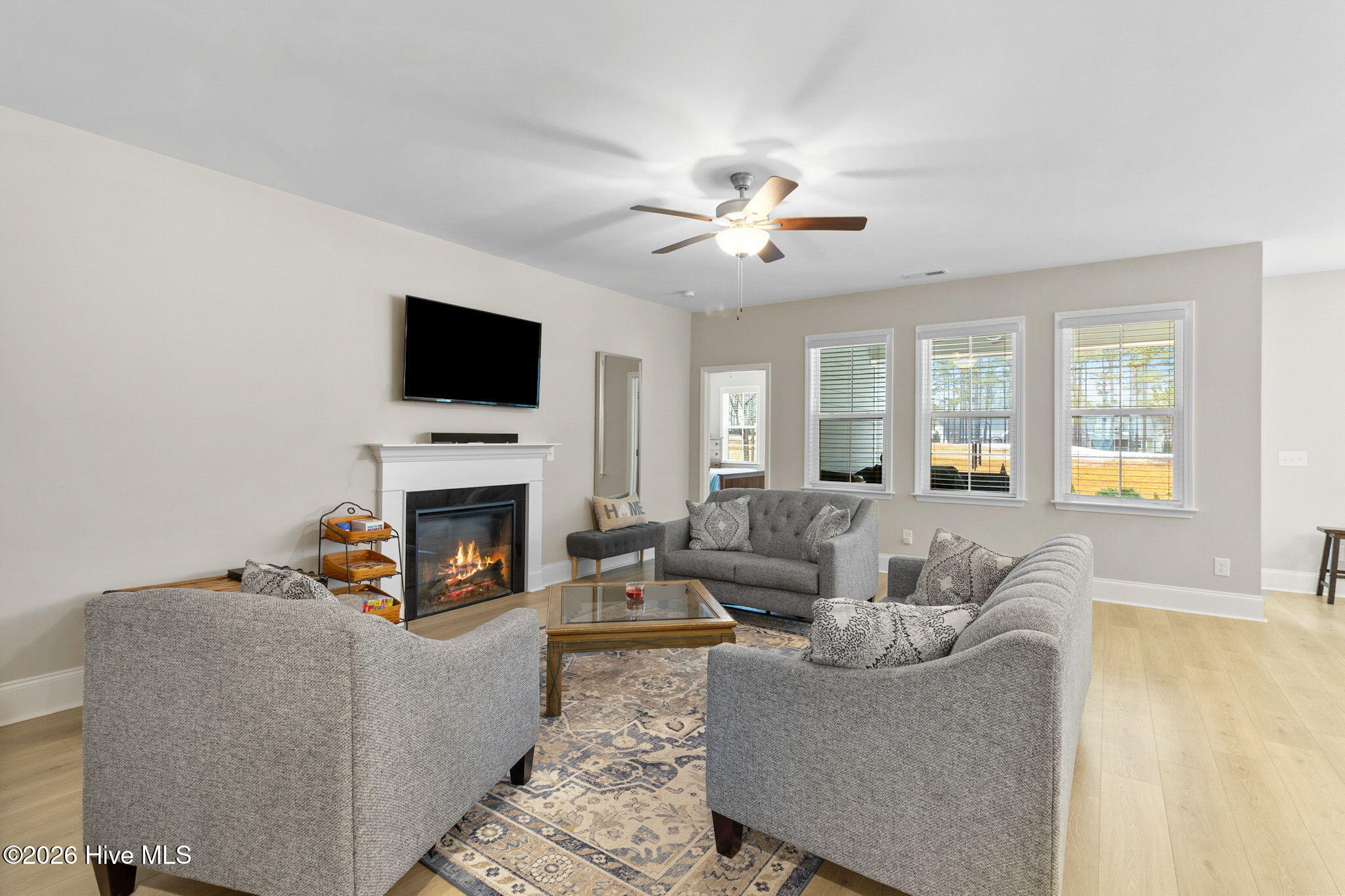 spacious living room