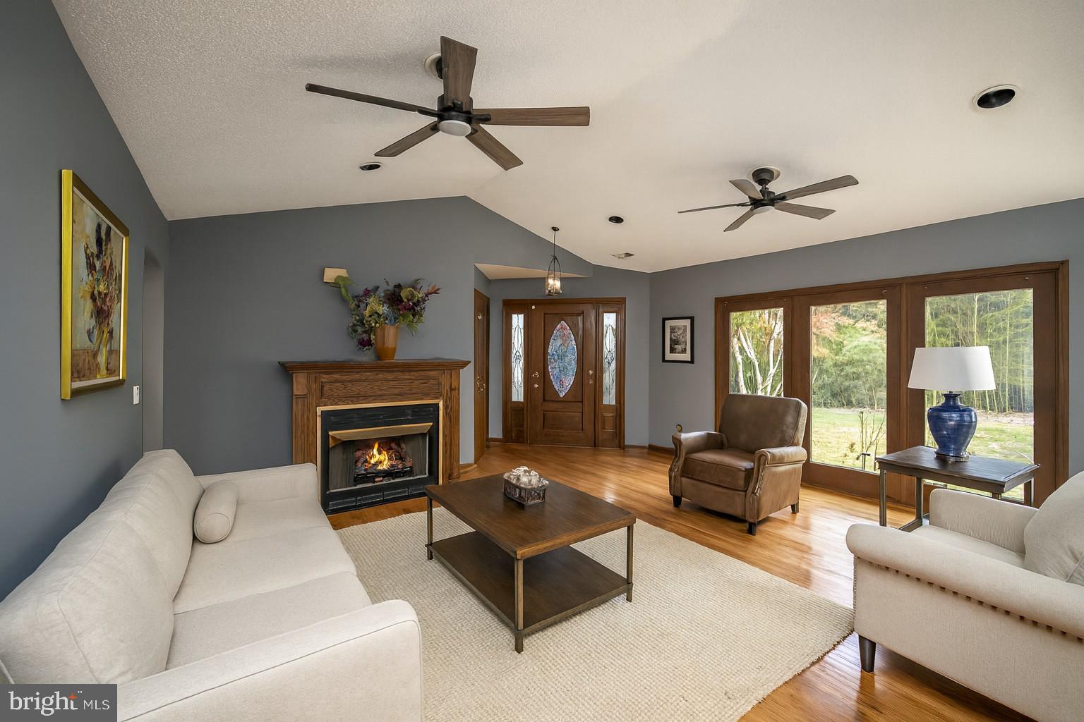 6709 Marye Road Spotsylvania, VA 22551 - Photo 19 of 73 a living room with furniture and a fireplace