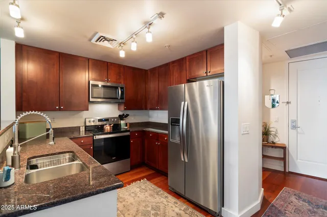 a view of hallway with stairs