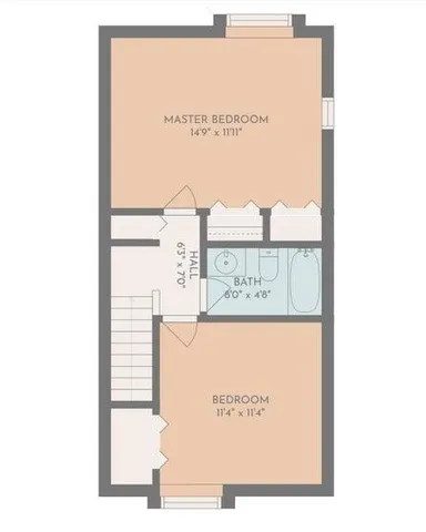 a view of bathroom and closet