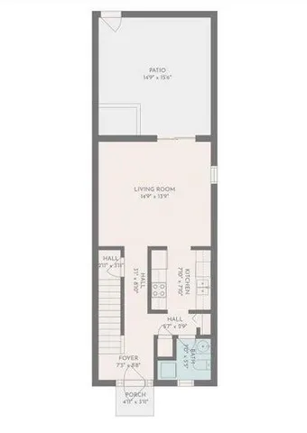 a picture of a floor plan