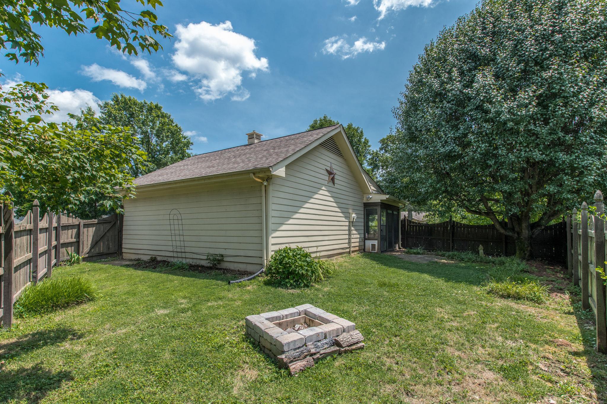 1501 Blue Springs Road Franklin, TN 37069 - Photo 26 of 30 a backyard of a house with table and chairs