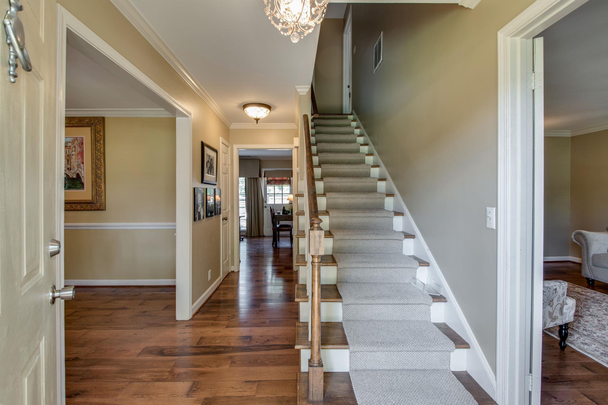 1501 Blue Springs Road Franklin, TN 37069 - Photo 4 of 30 a view of entryway and hall with wooden floor