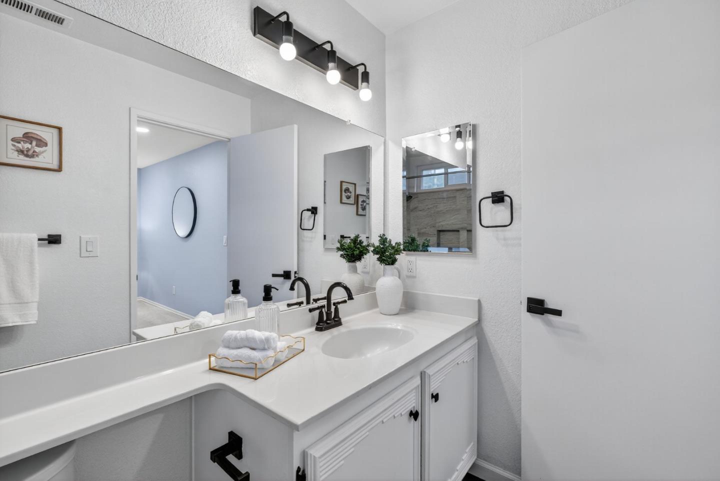 3513 Ivalynn Circle San Jose, CA 95132 - Photo 25 of 46 a bathroom with a sink vanity and mirror
