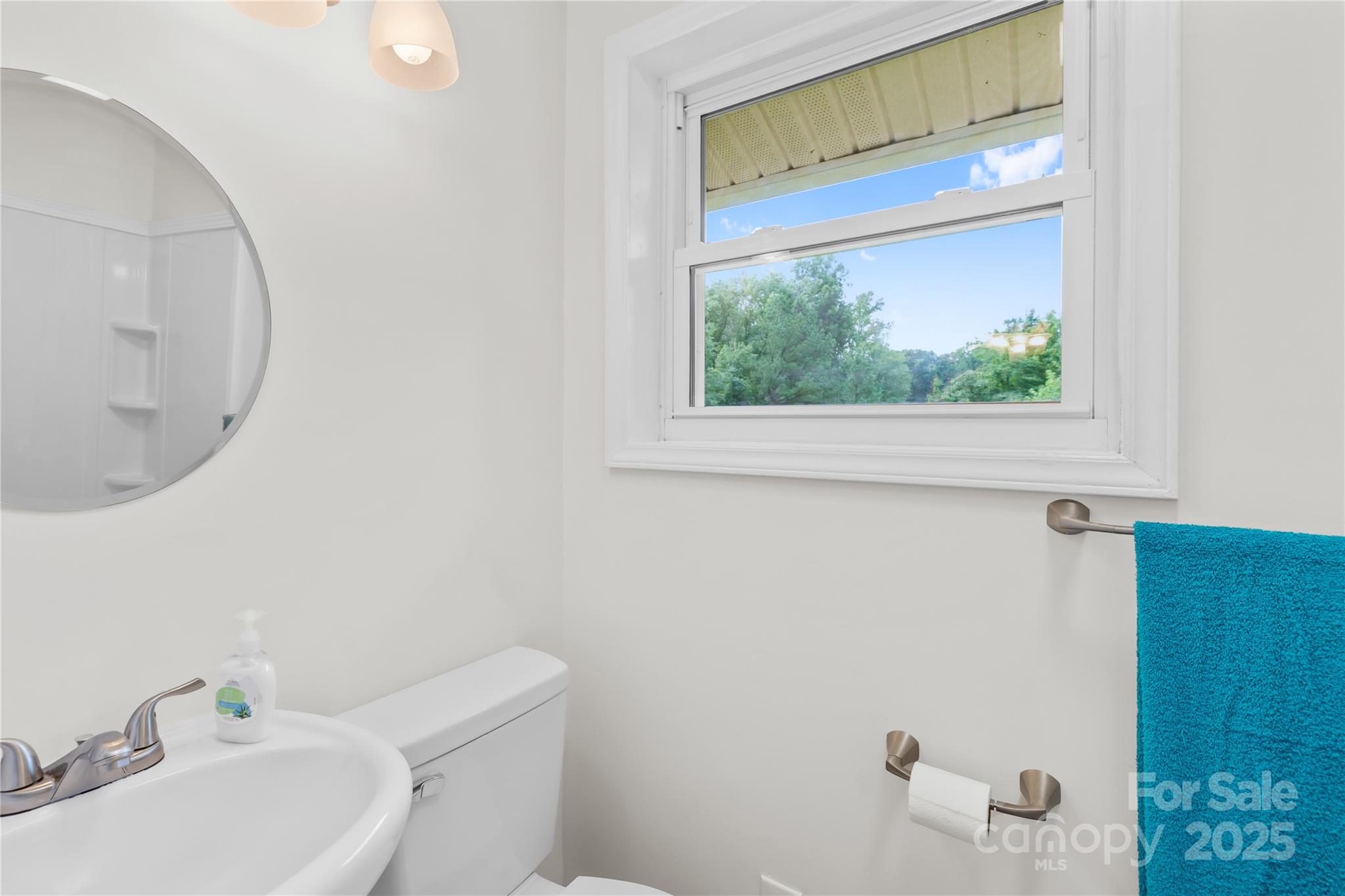 2333 Howells Ferry Road Hickory Grove, SC 29717 - Photo 26 of 30 a bathroom with a sink mirror and toilet