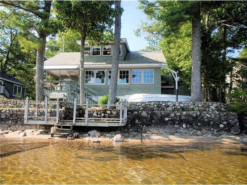 Exterior Front. Patio and waterfront...
