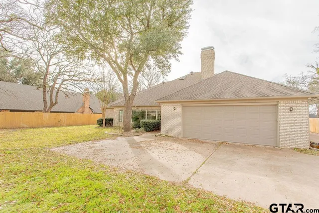 a backyard of a house