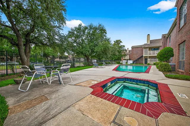 a view of an outdoor sitting space