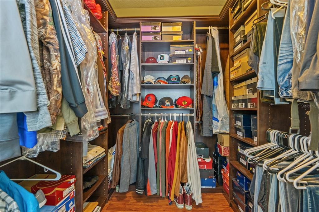 32 Seneca Path Palm Coast, FL 32164 - Photo 33 of 50 a view of walk in closet with clothes and shoes