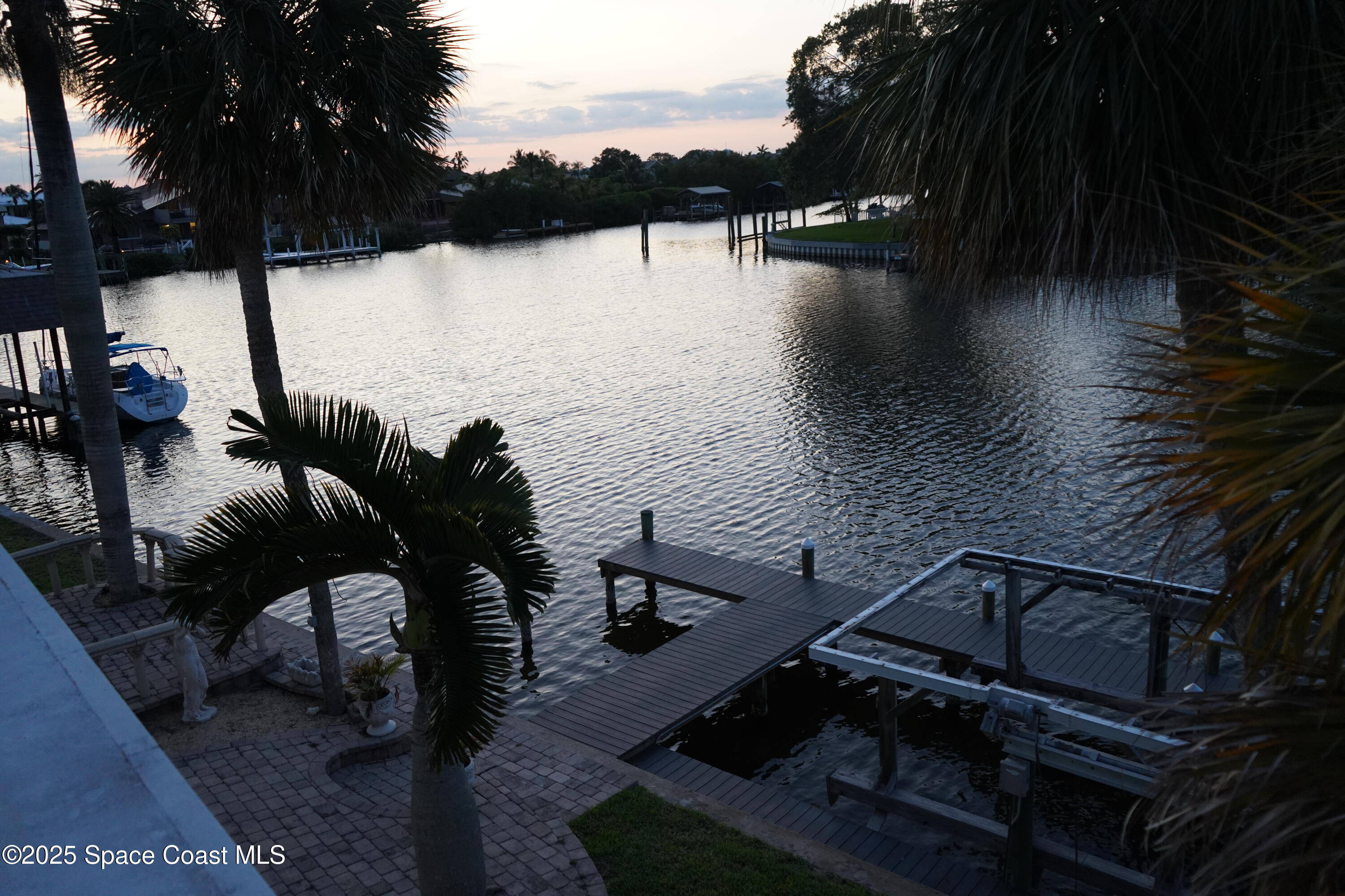 345 South Point Court Satellite Beach, FL 32937 - Photo 20 of 27 a picture of water view with outdoor space