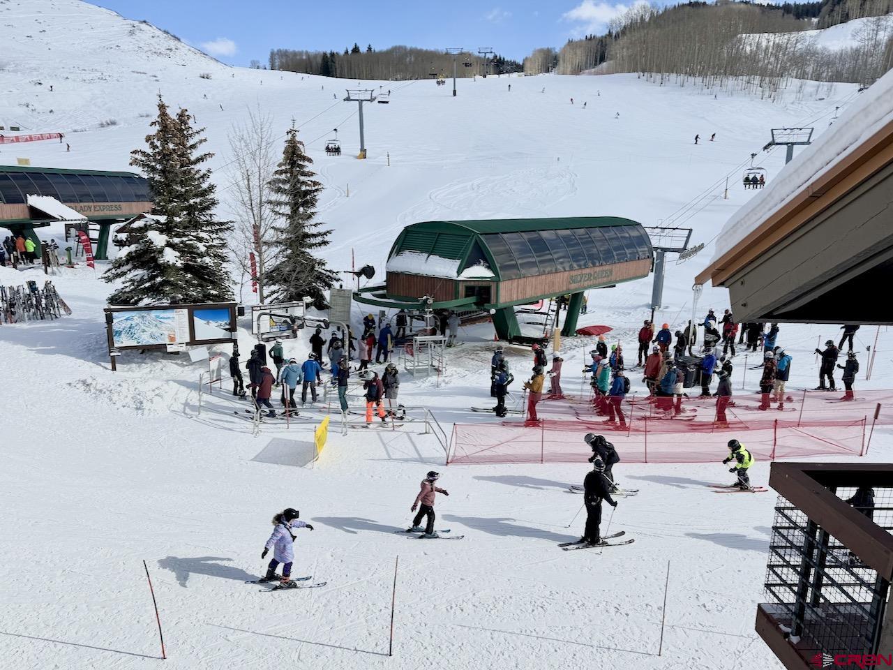 12 Snowmass Road, Unit 416 Crested Butte, CO 81225 - Photo 9 of 35 a view of outdoor space with seating area