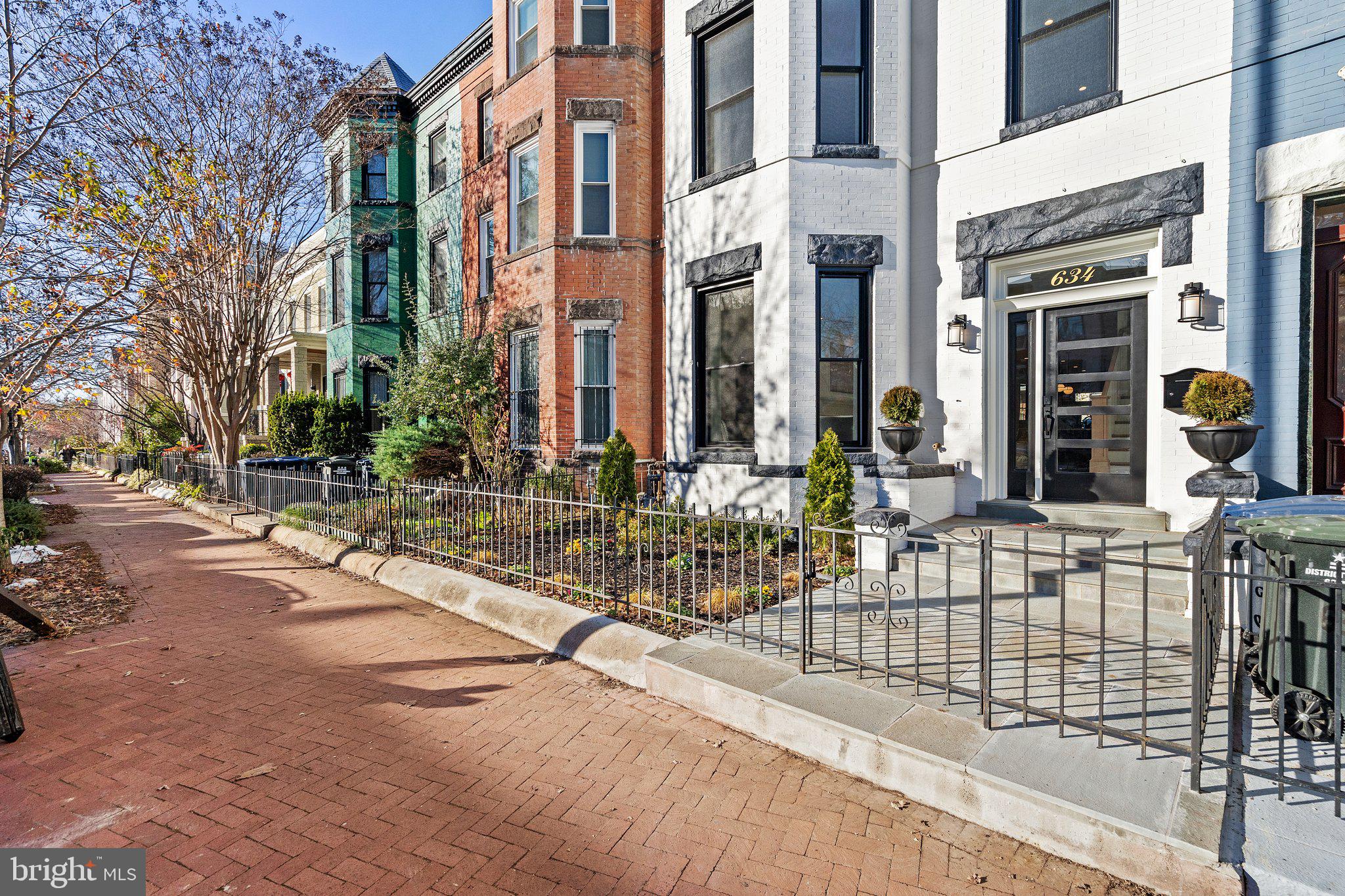 634 F Street Northeast Washington, DC 20002 - Photo 4 of 57 Brick lined streetscape to Union Station