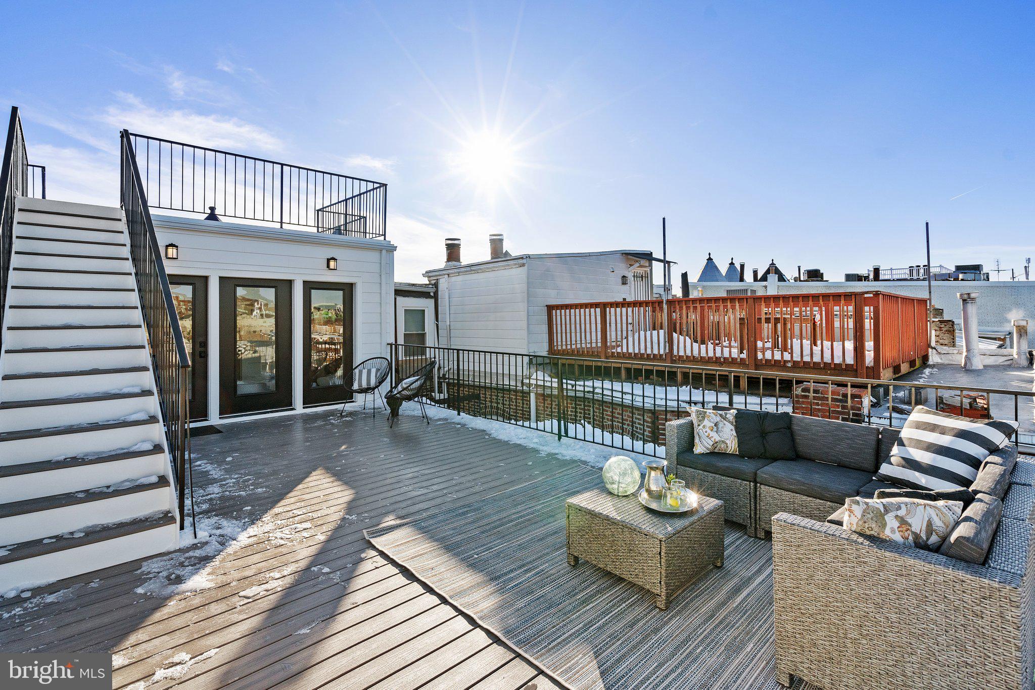 634 F Street Northeast Washington, DC 20002 - Photo 46 of 57 TWO towering rooftop decks Rooftops