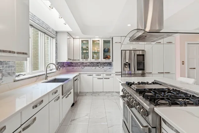 a view of a livingroom with furniture and a couch