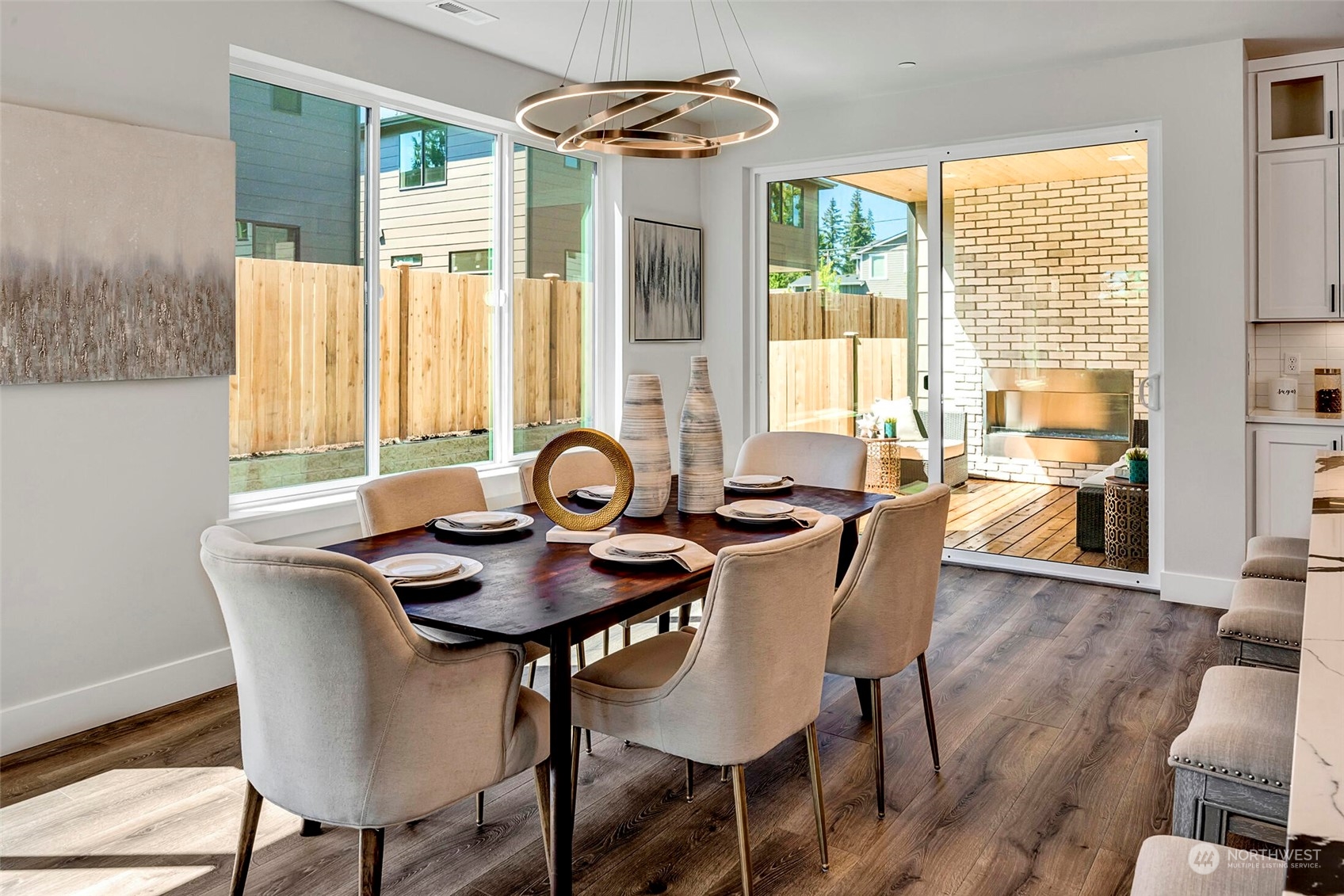 20 216th Street Southwest Bothell, WA 98021 - Photo 24 of 39 a view of a dining room with furniture window and outside view