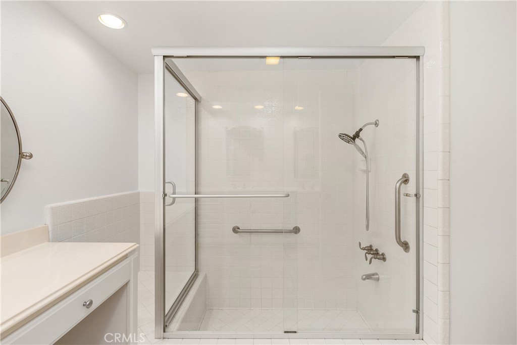 37 Beachcomber Drive Corona del Mar, CA 92625 - Photo 29 of 39 a bathroom with a shower and a sink