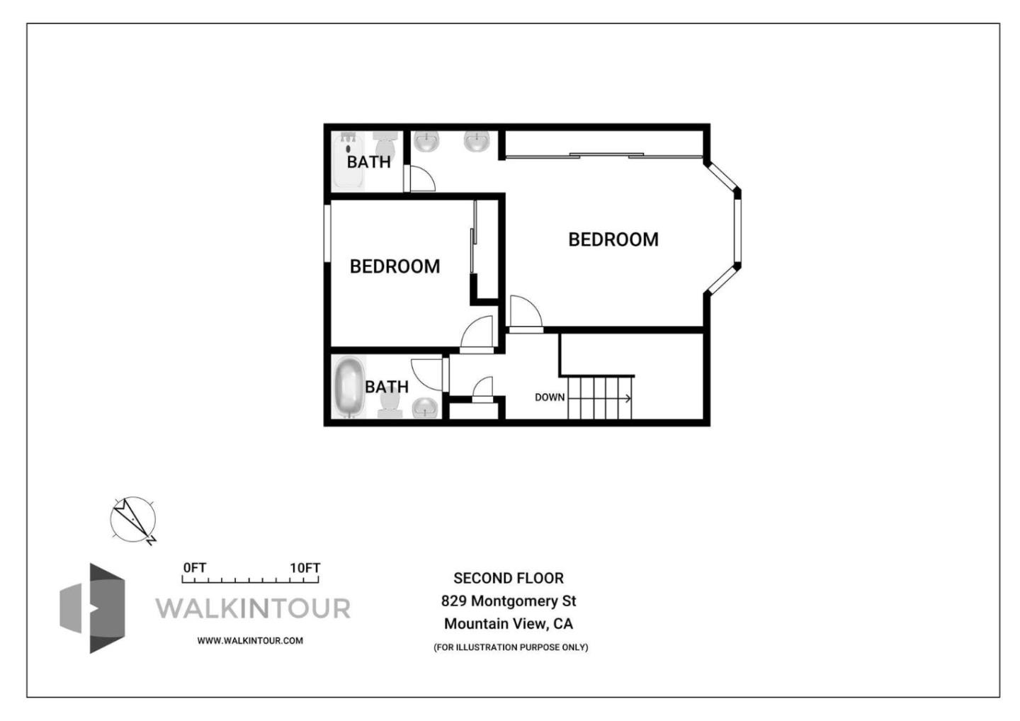 829 Montgomery Street Mountain View, CA 94041 - Photo 36 of 36 a picture of a bench in front of a wall