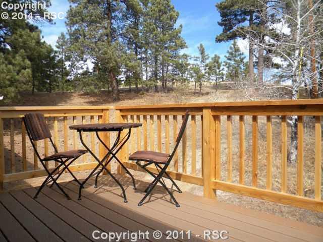 17075 Goshawk Road Colorado Springs, CO 80908 - Photo 12 of 16 Trex Deck! 16ft x 10ft Shaded by Aspens