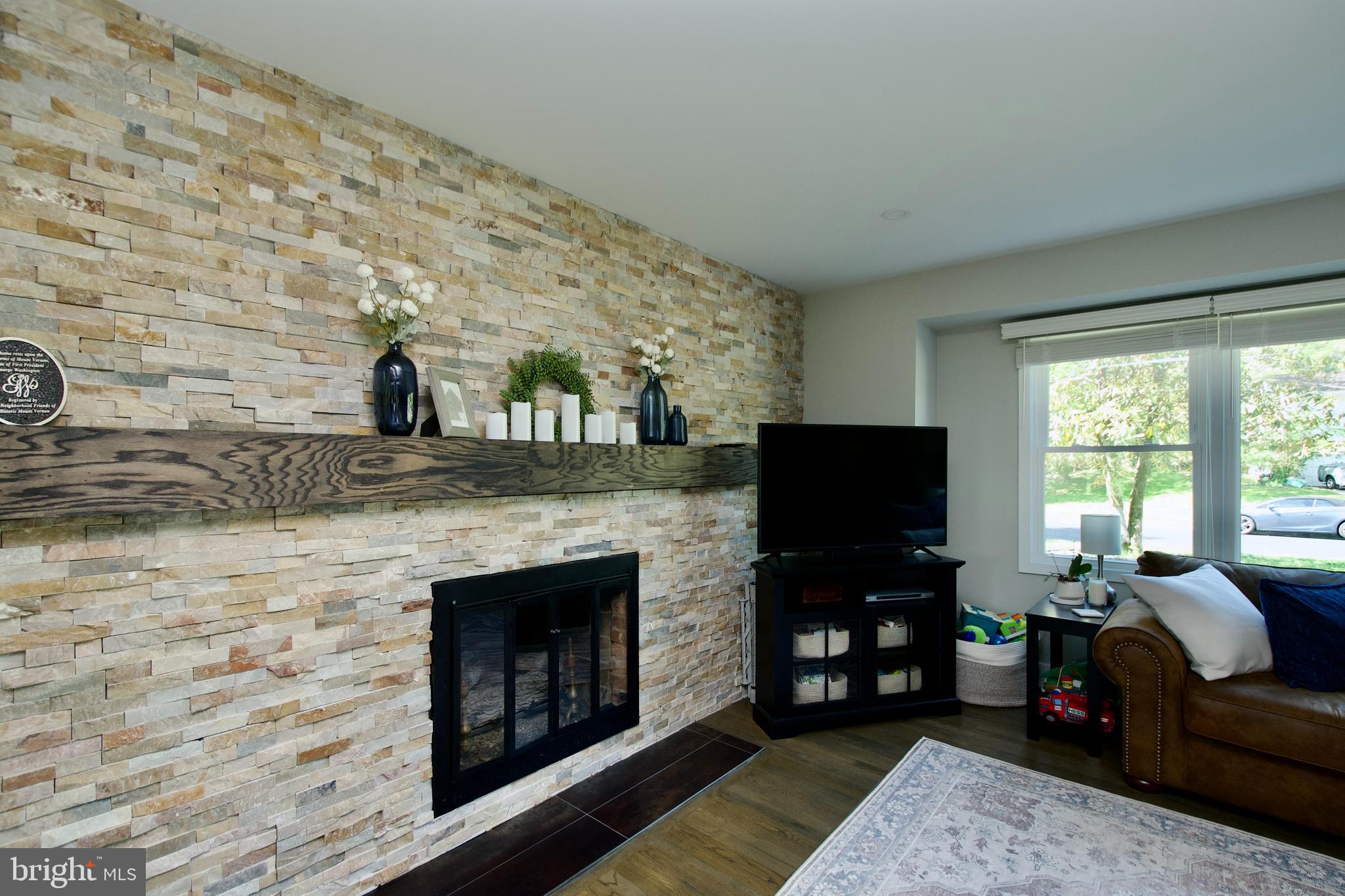 8314 Wagon Wheel Road Alexandria, VA 22309 - Photo 19 of 42 Fireplace -Family room