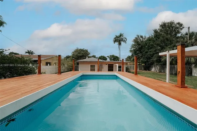 a view of a house with pool