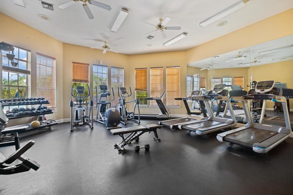 7417 Vista Way, Unit 202 Lakewood Ranch, FL 34202 - Photo 38 of 56 a view of a room with gym equipment