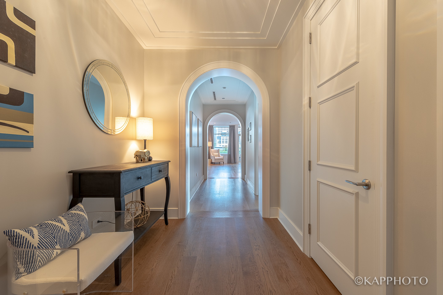 118 East Erie Street, Unit 15A Chicago, IL 60611 - Photo 4 of 28 a view of a hallway with seating area