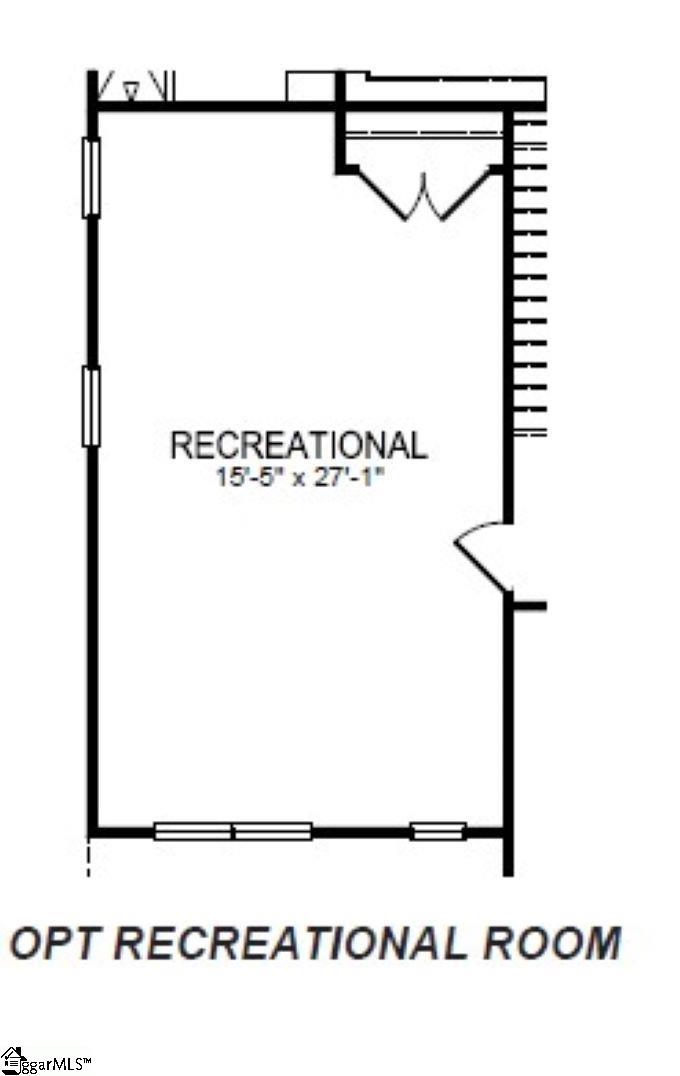 104 Gretta Trail Pendleton, SC 29670 - Photo 5 of 10 Upstairs Recreation Room in lieu of Open to Below