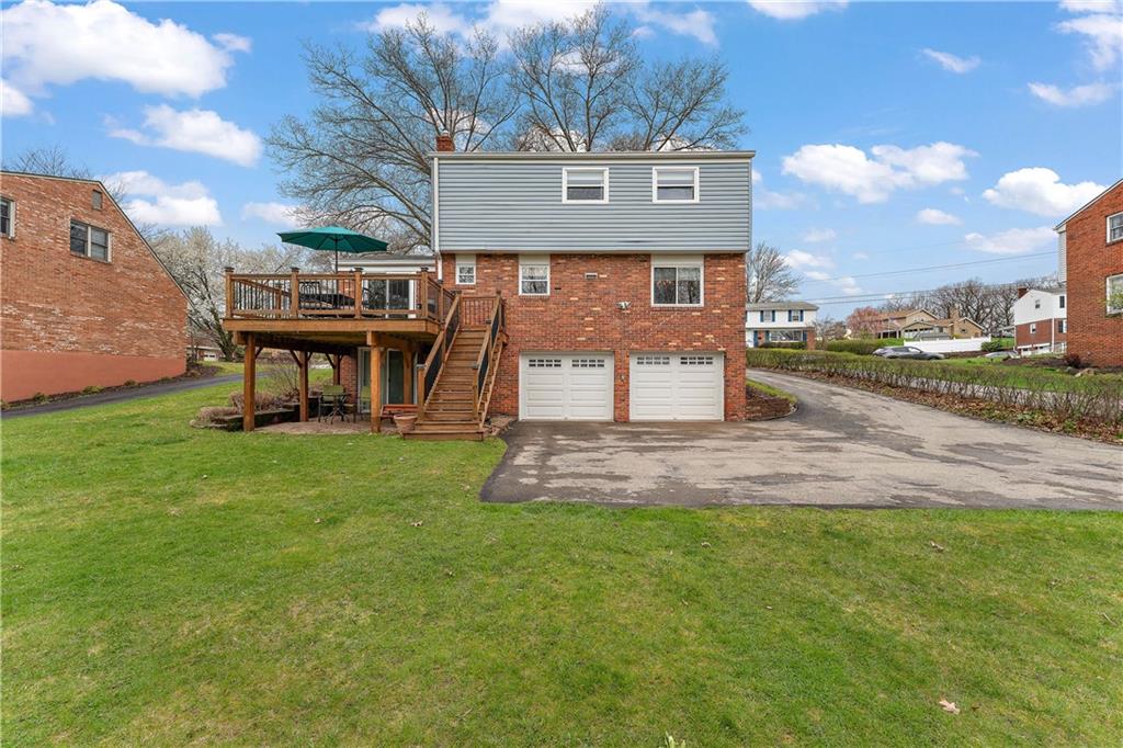 8502 Ridgemont Road Pittsburgh, PA 15237 - Photo 36 of 40 The garage is generously sized and has plenty of space for two full sized vehicles and storage.