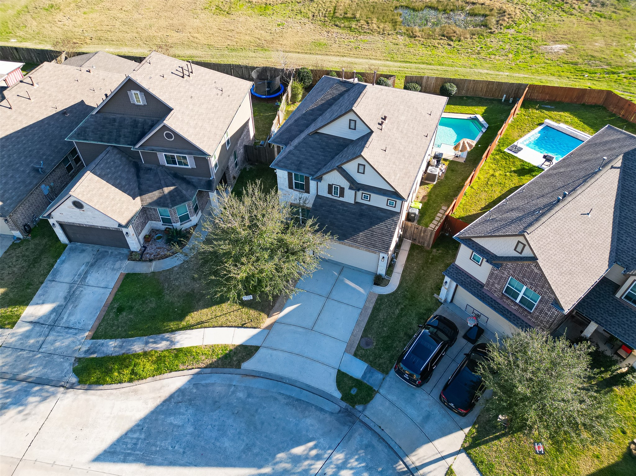 2672 Magnolia Fair Way Spring, TX 77386 - Photo 18 of 49 Home is in the center of culdesac.