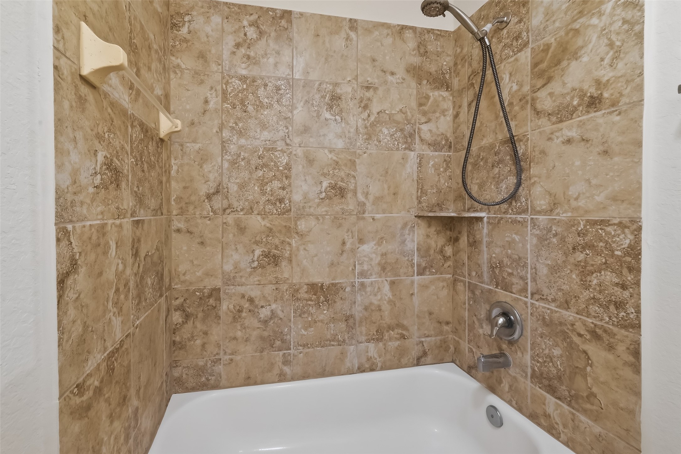 2672 Magnolia Fair Way Spring, TX 77386 - Photo 38 of 49 Upstairs secondary bathroom with elegant tile shower.