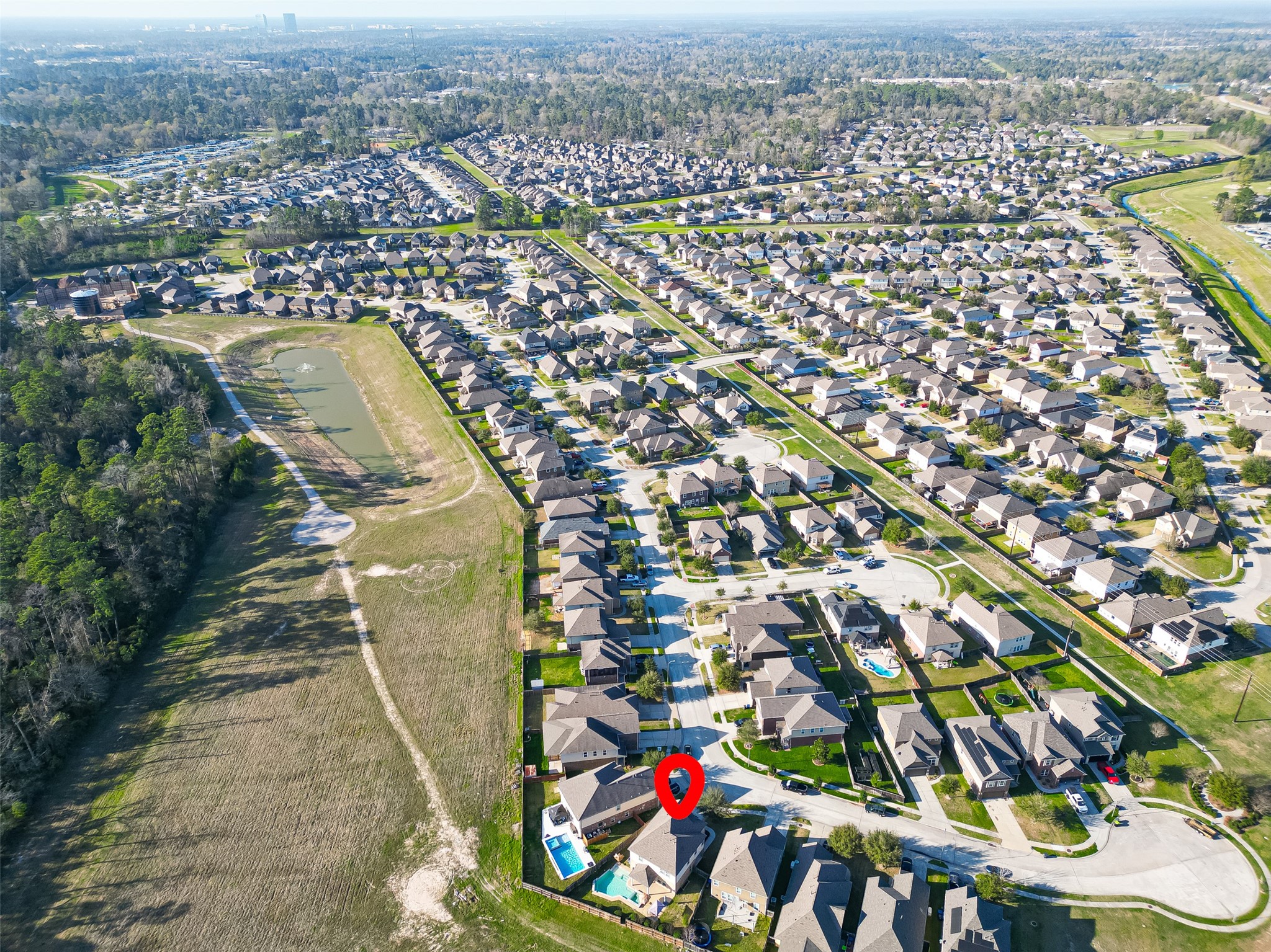 2672 Magnolia Fair Way Spring, TX 77386 - Photo 48 of 49 Protected Natural Spring located directly behind the home.