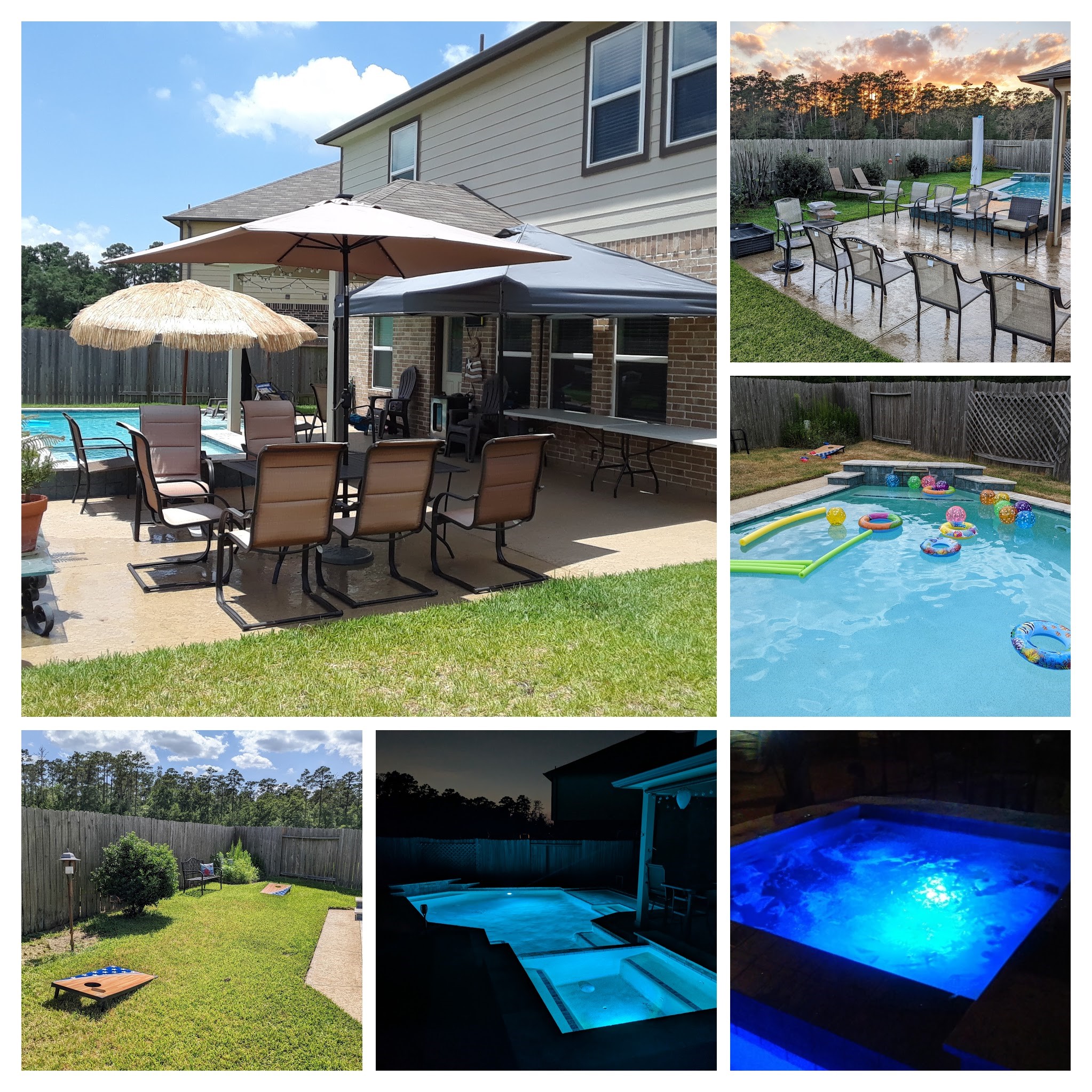 2672 Magnolia Fair Way Spring, TX 77386 - Photo 5 of 49 A private outdoor oasis made for unforgettable entertaining—nestled in a picturesque natural setting with wide-open skies, breathtaking sunset views, and serene, peaceful nights that feel like your own personal escape.