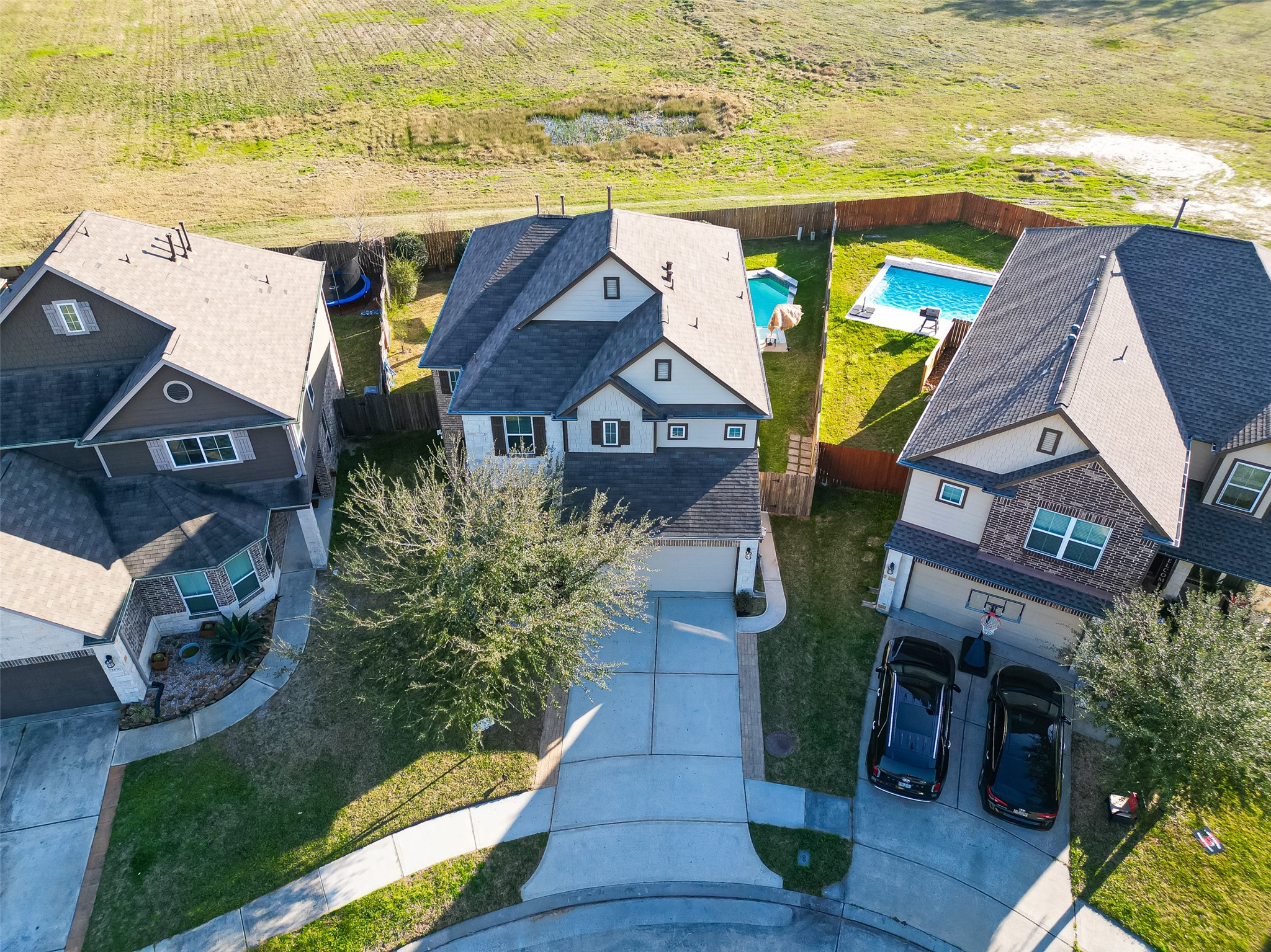 2672 Magnolia Fair Way Spring, TX 77386 - Photo 9 of 49 Home is in the center of culdesac.