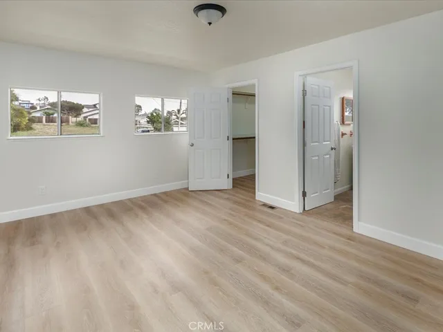 wooden floor in an empty room