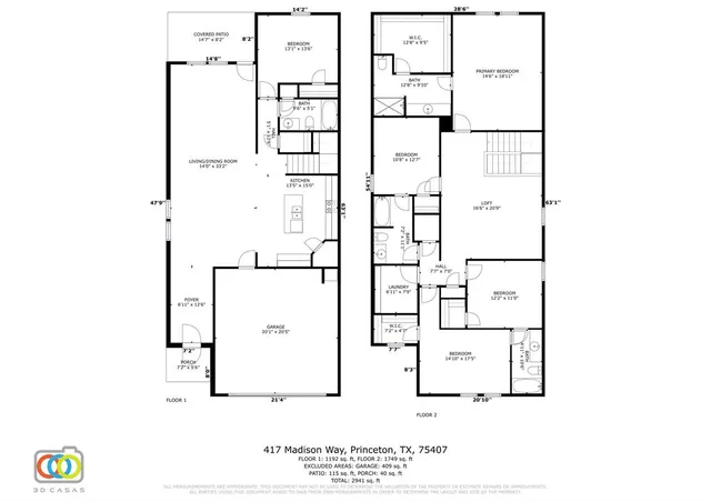 $2,450 | 417 Madison Way, Princeton, TX 75407