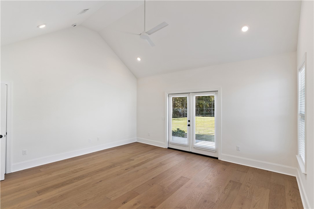 164 Old Wharf Road Brunswick, GA 31523 - Photo 28 of 44 Vaulted Primary Bedroom on Main Level. Photo of completed home at 174 OWR (Same General Floorplan)