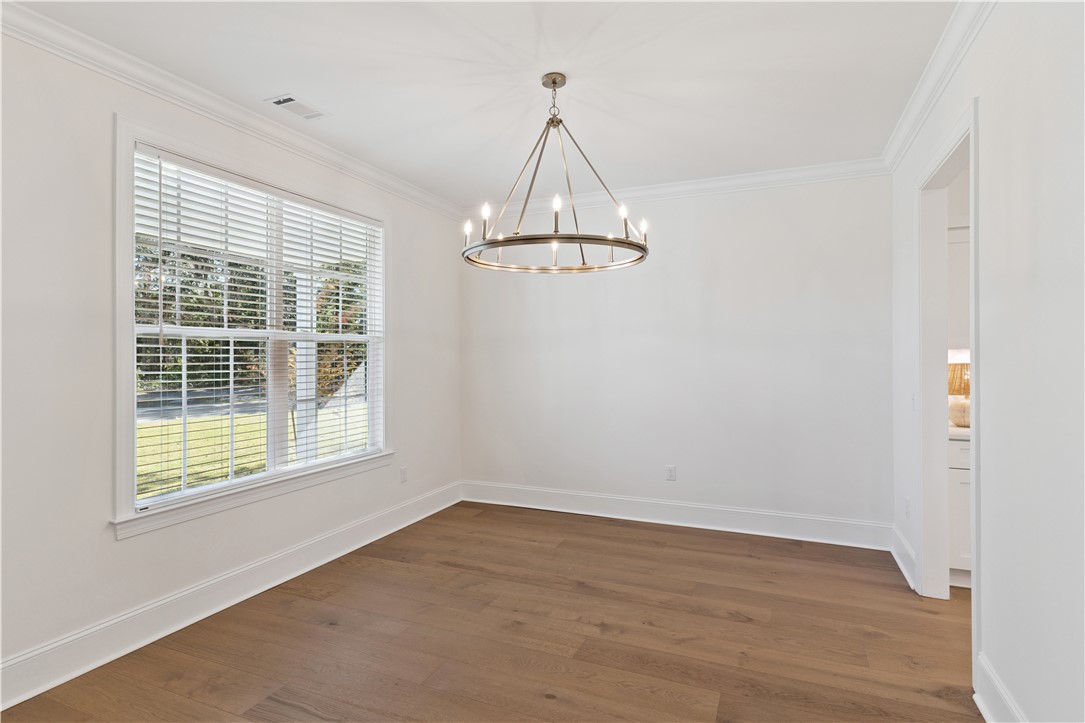 164 Old Wharf Road Brunswick, GA 31523 - Photo 16 of 44 Spacious Dining Room. Photo of completed home at 174 OWR (Same General Floorplan)