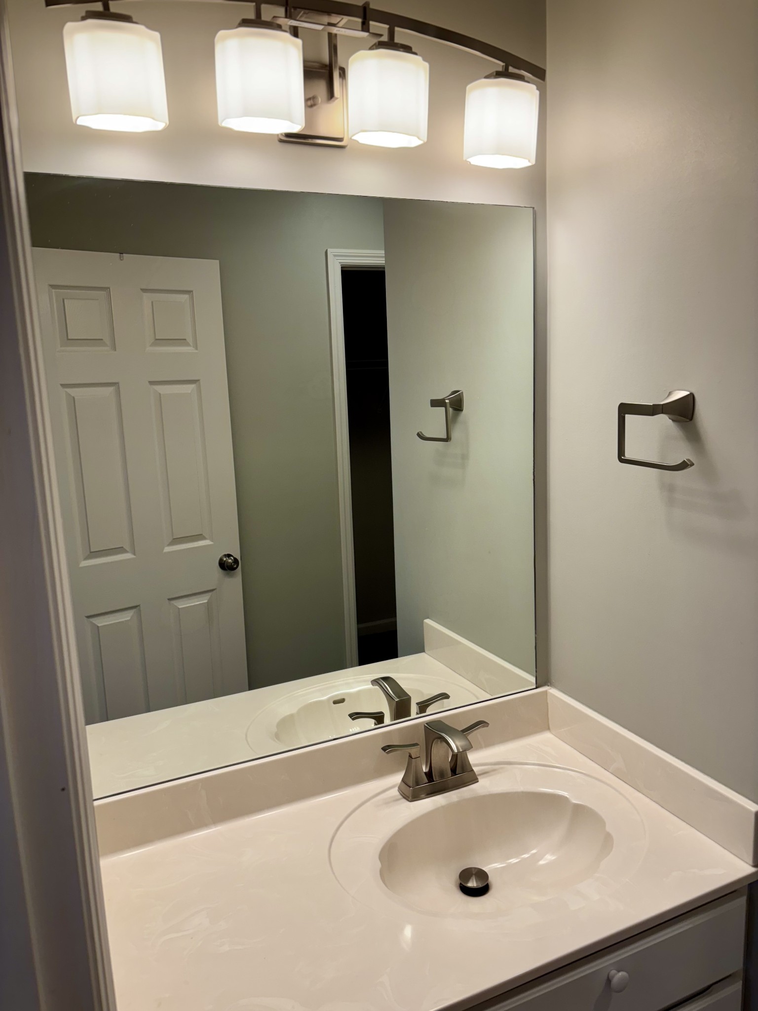 409 Compton Lane Franklin, TN 37069 - Photo 16 of 23 a bathroom with a sink vanity granite tub and shower