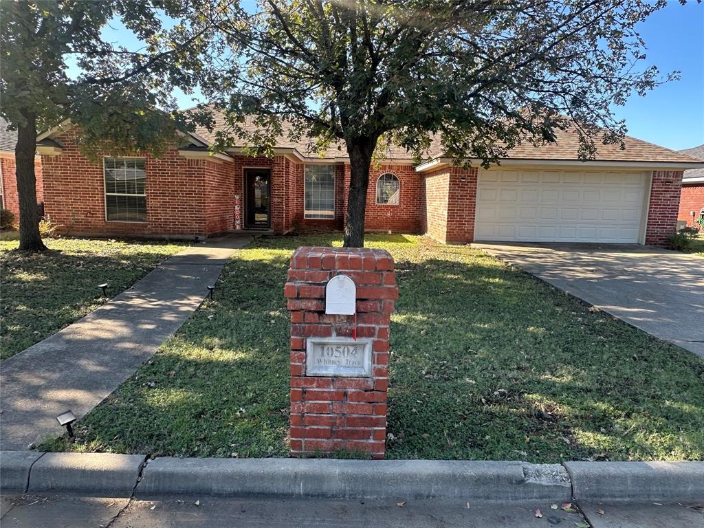 10504 Whitney Trace Drive Waco, TX 76708 - Photo 1 of 36 front view of a house with a yard