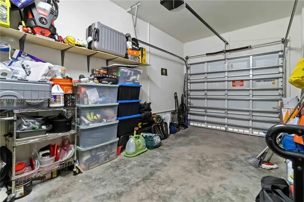 a view of storage and utility room