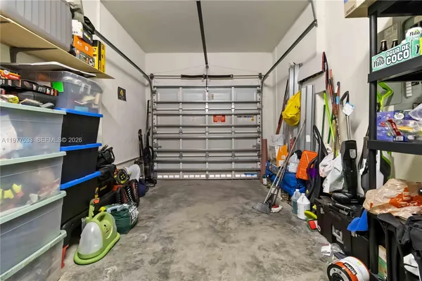 a view of storage and utility room