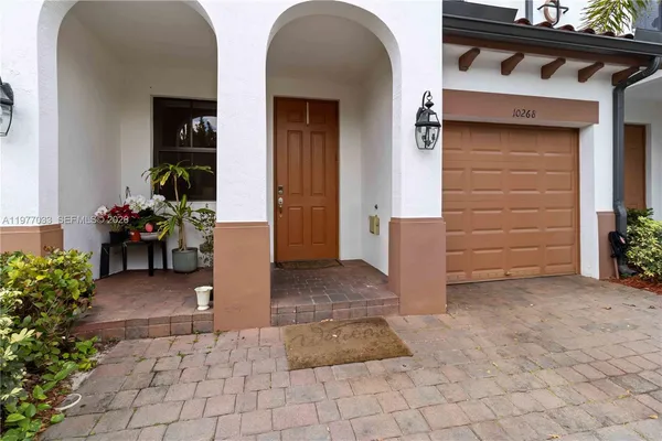 a view of a entryway door of the house