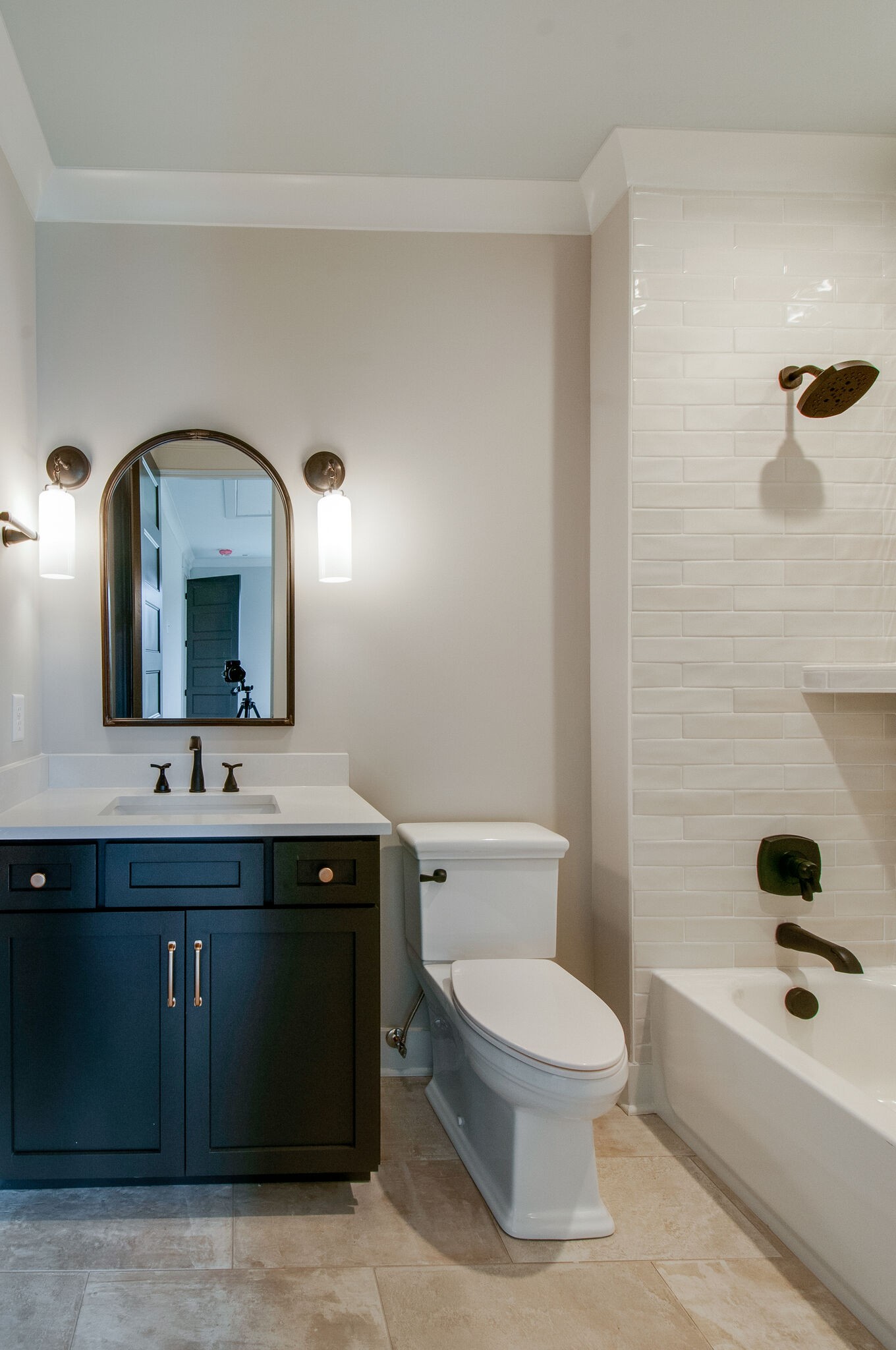 4510 Harpeth School Road Franklin, TN 37064 - Photo 39 of 43 a bathroom with a toilet sink a mirror and shower