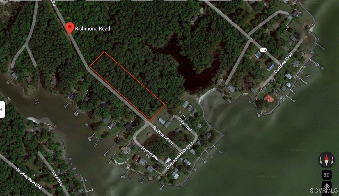 0 Richmond Road Deltaville, VA 23043 - Photo 5 of 5 a picture of water with a tree in the background