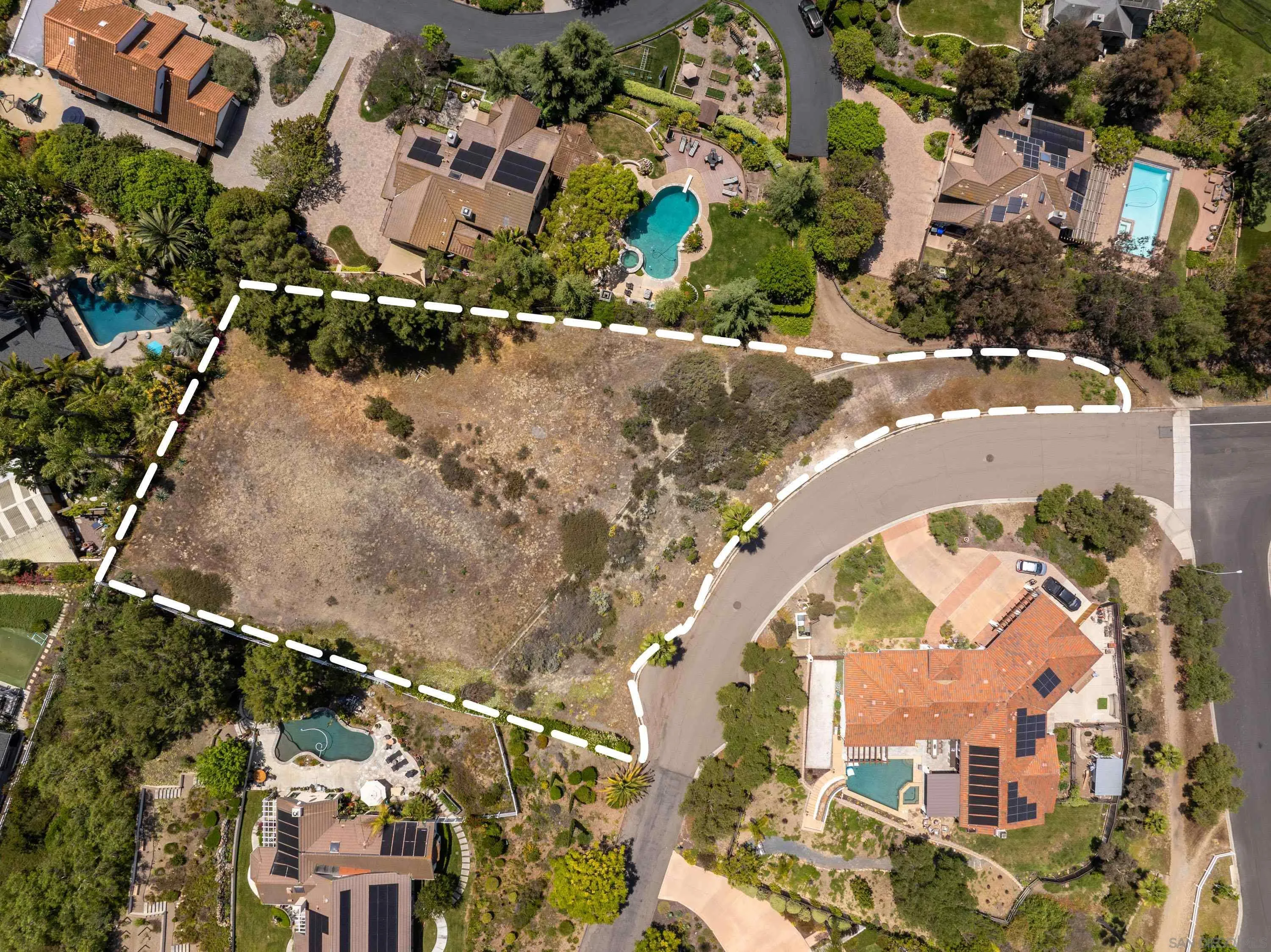 0 Calle Rancho Vista, Unit 18 Encinitas, CA 92024 - Photo 10 of 17 an aerial view of residential houses with outdoor space