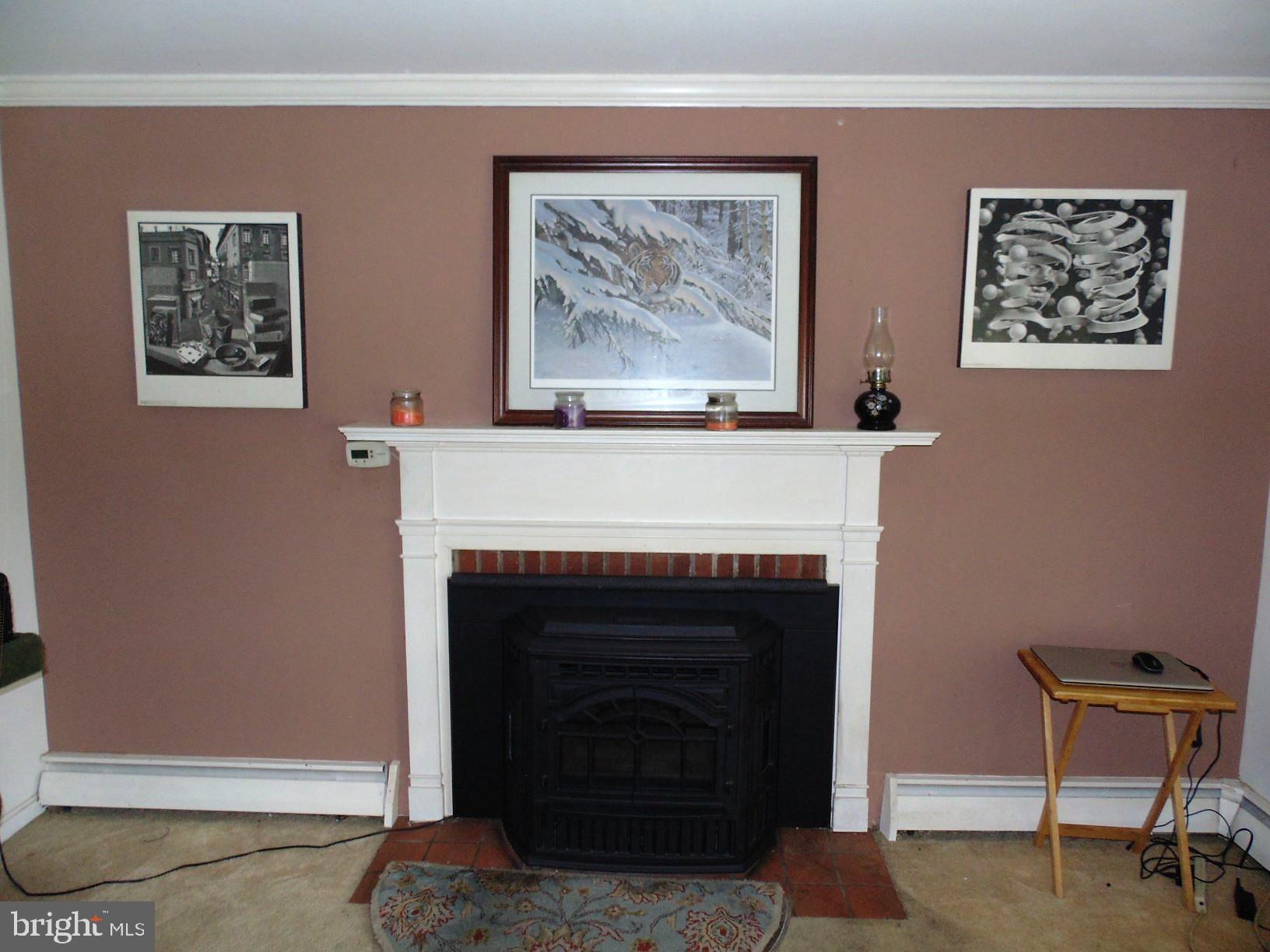 1296 Steamboat Road Shady Side, MD 20764 - Photo 10 of 40 Wood burning fireplace in Living Room